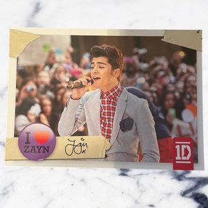 Zayn Malik One Direction Official Trading Card #42 Panini Brand 2013